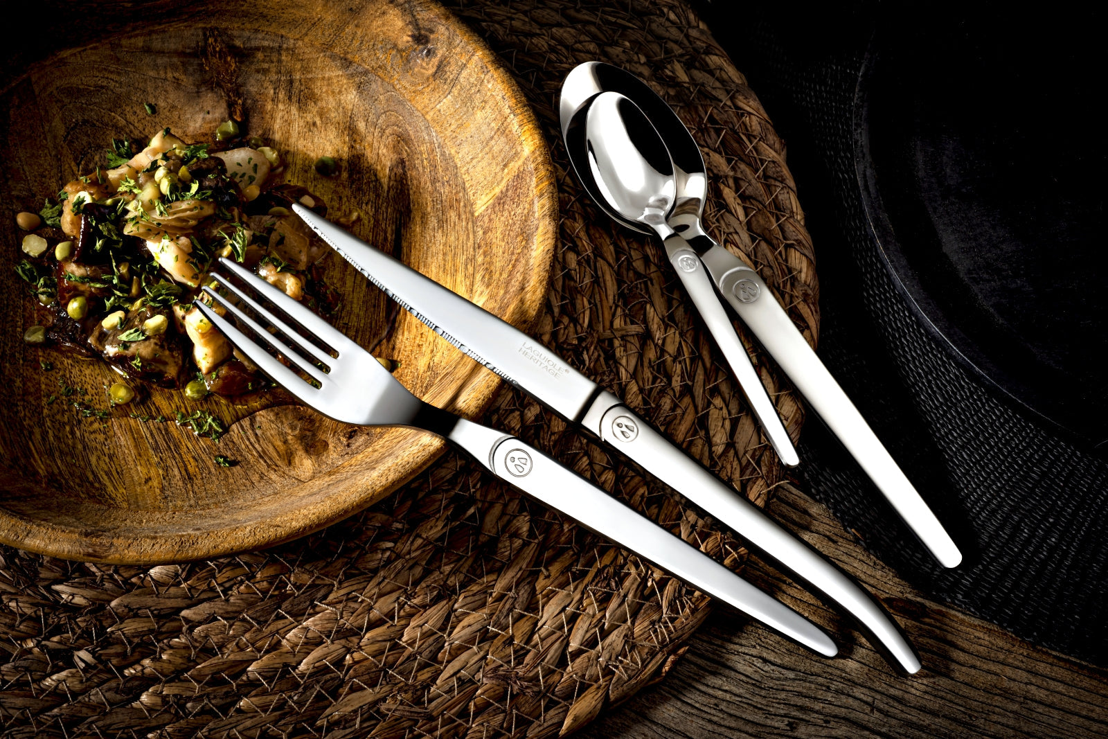 Laguiole Heritage Monobloc Diner Forks - Set of 4