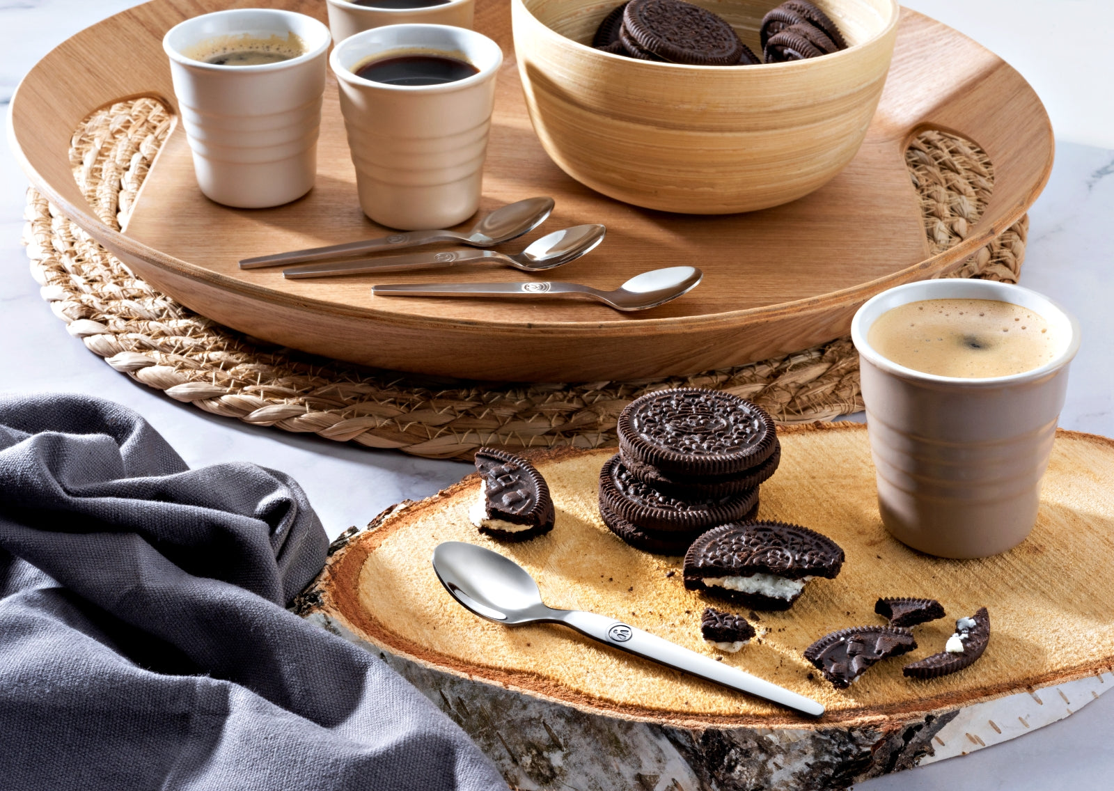 Laguiole Heritage Monobloc Moka Spoons - Set of 4